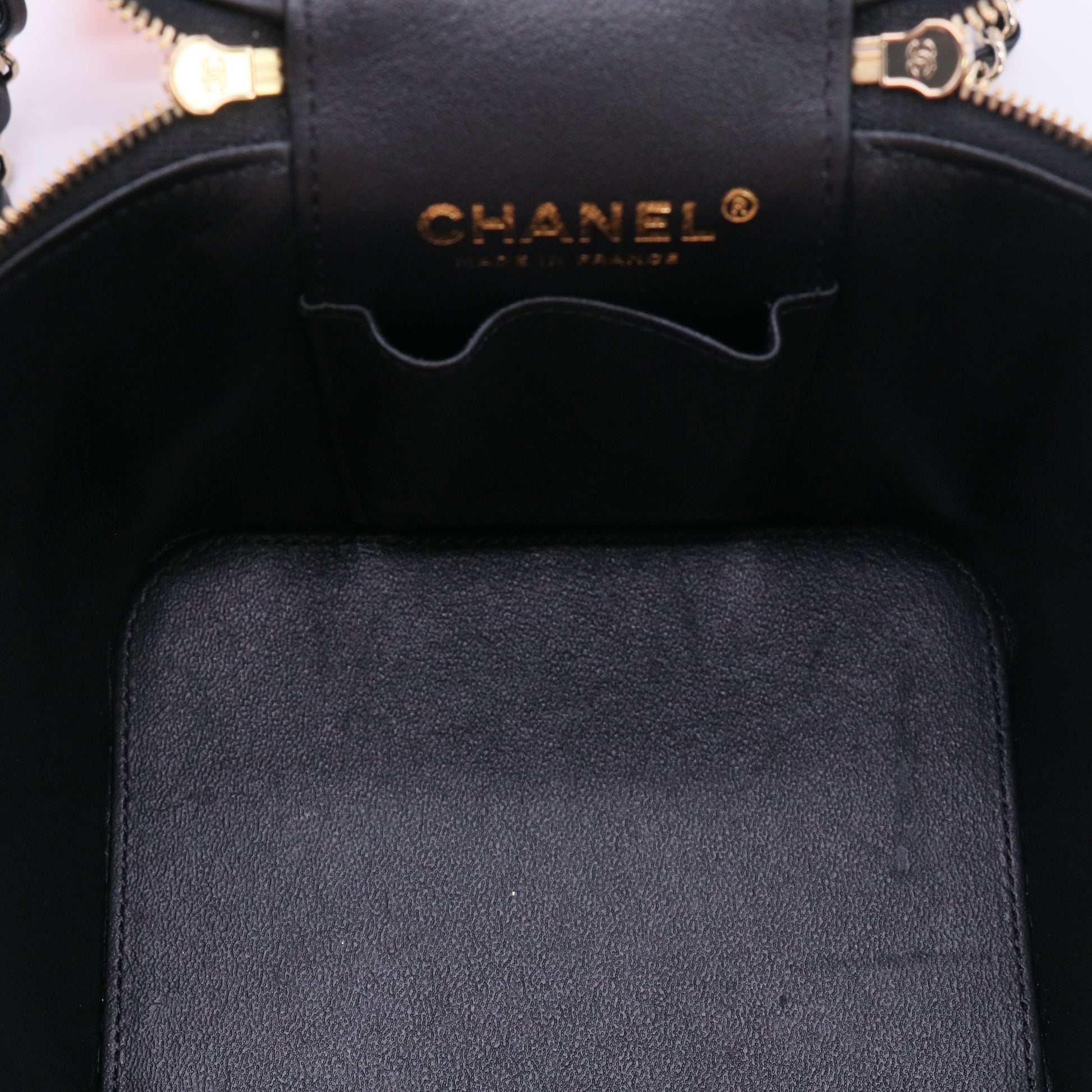 Chanel Classic Top Handle Vanity Case with Chain twins LDZ784