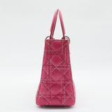 Lady Dior Bag Cannage Quilt Lambskin Medium