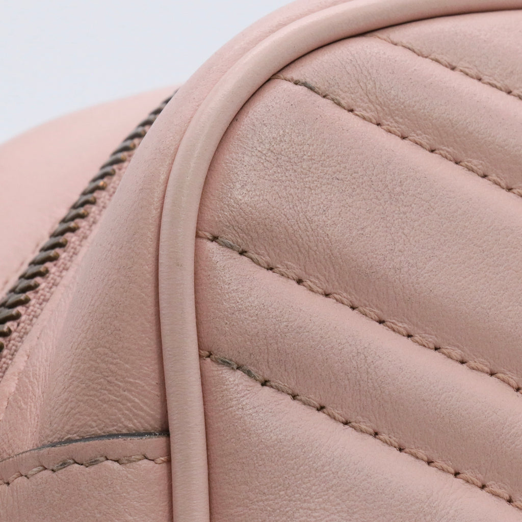 Calfskin Matelasse Small GG Marmont Chain Shoulder Bag twins