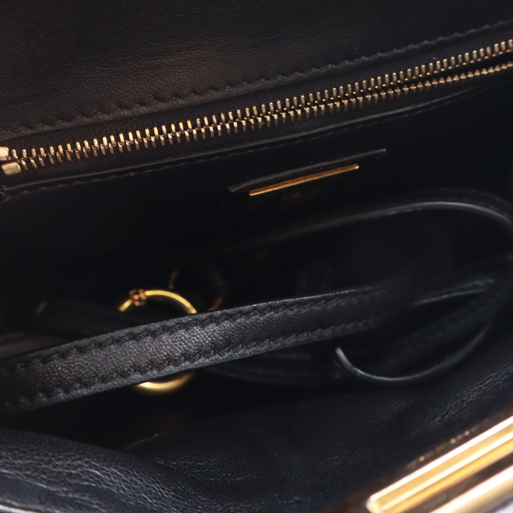 Fendi Leather Peekaboo Mini twins LDJ5402
