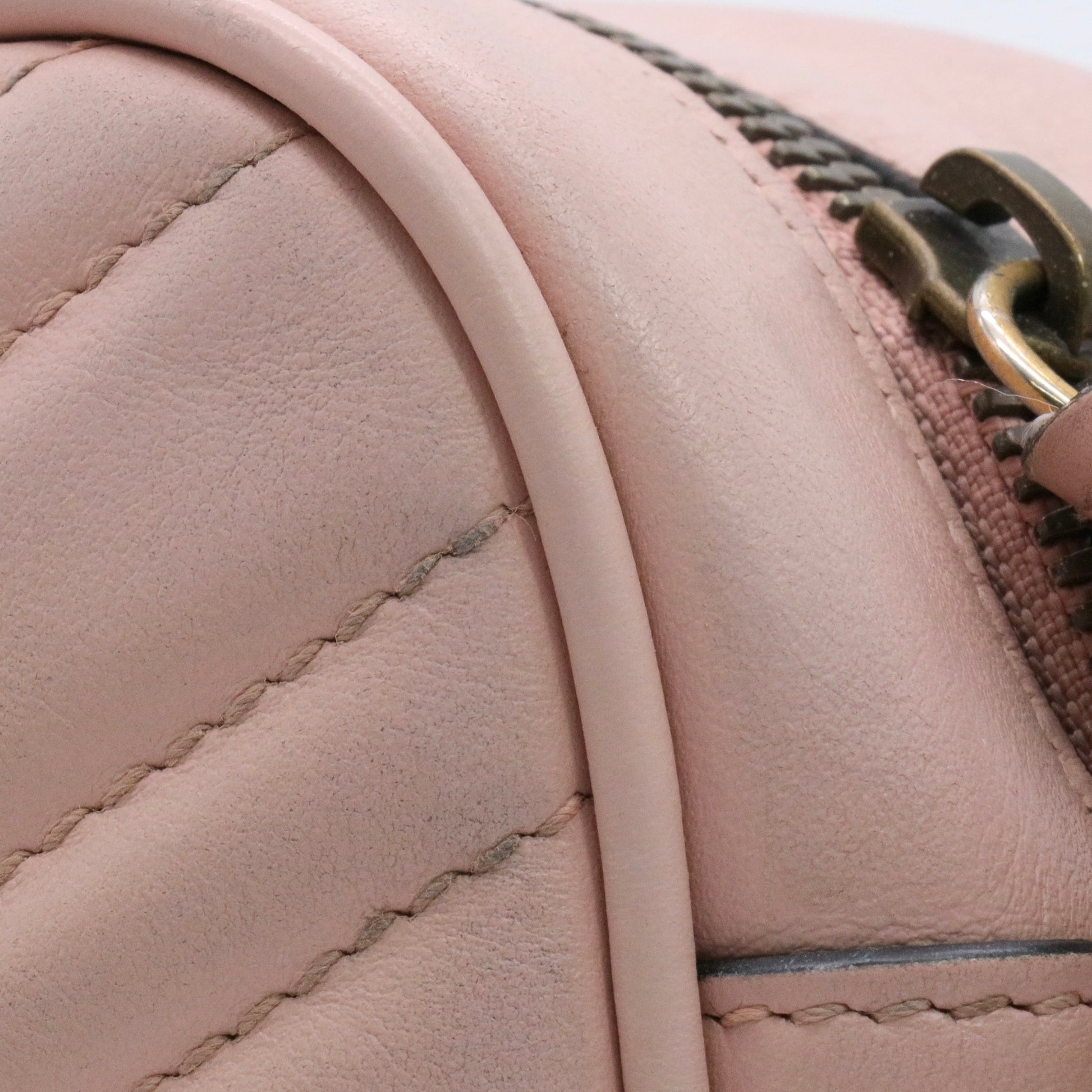 Calfskin Matelasse Small GG Marmont Chain Shoulder Bag twins