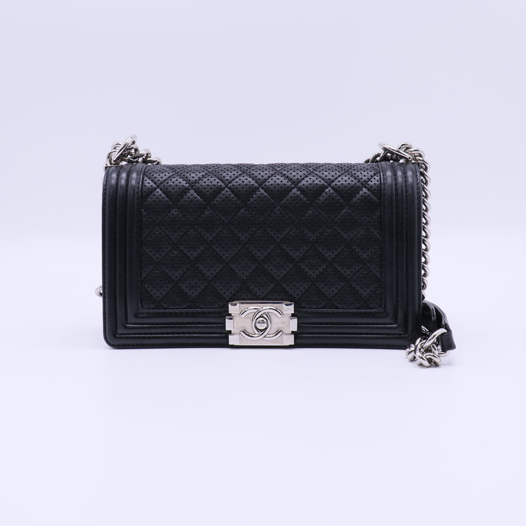 Chanel Large Perforated Boy Bag Twins LDJ4036