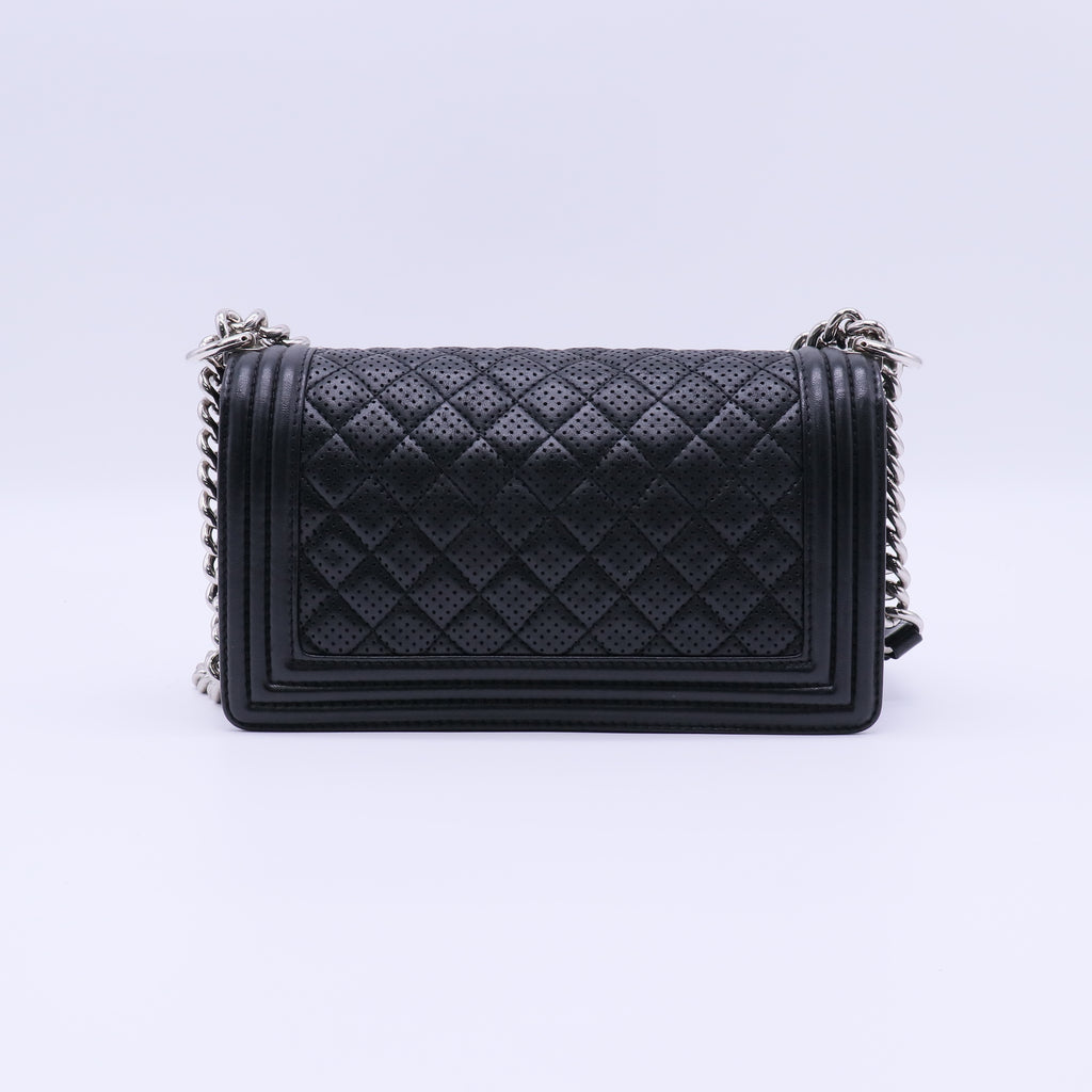 Chanel Large Perforated Boy Bag Twins LDJ4036