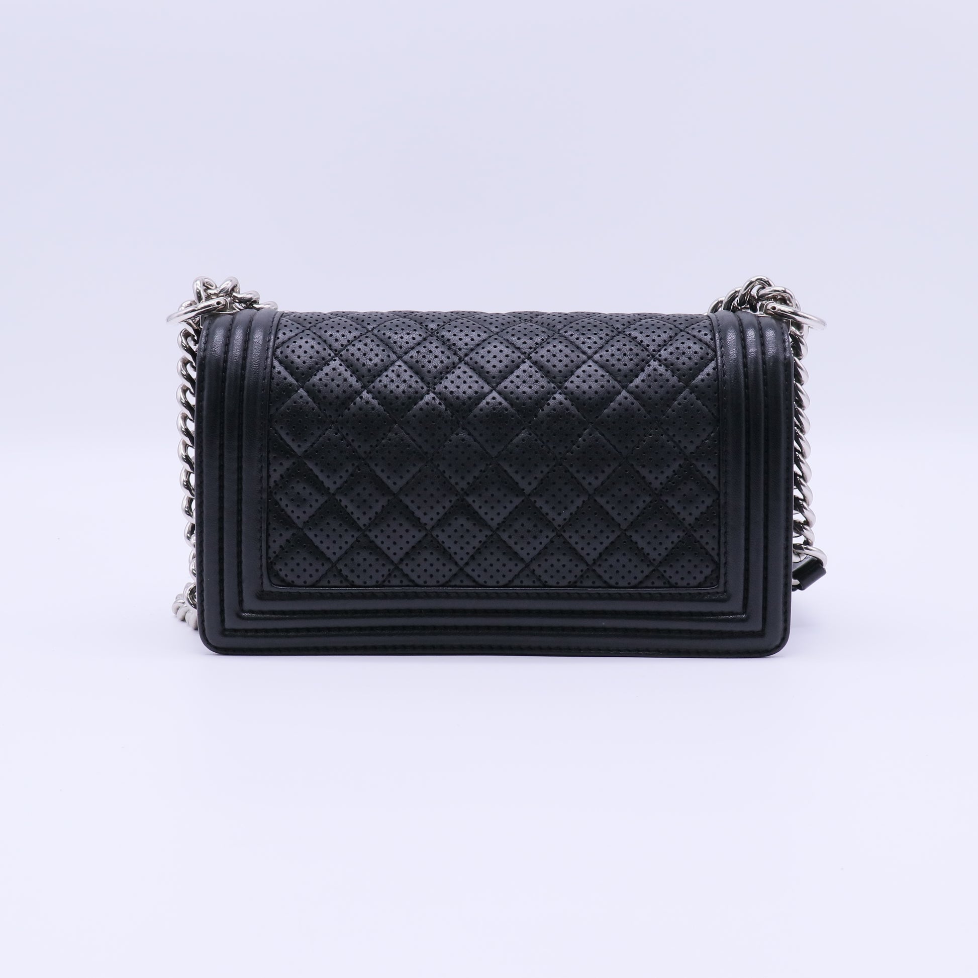Chanel Large Perforated Boy Bag Twins LDJ4036