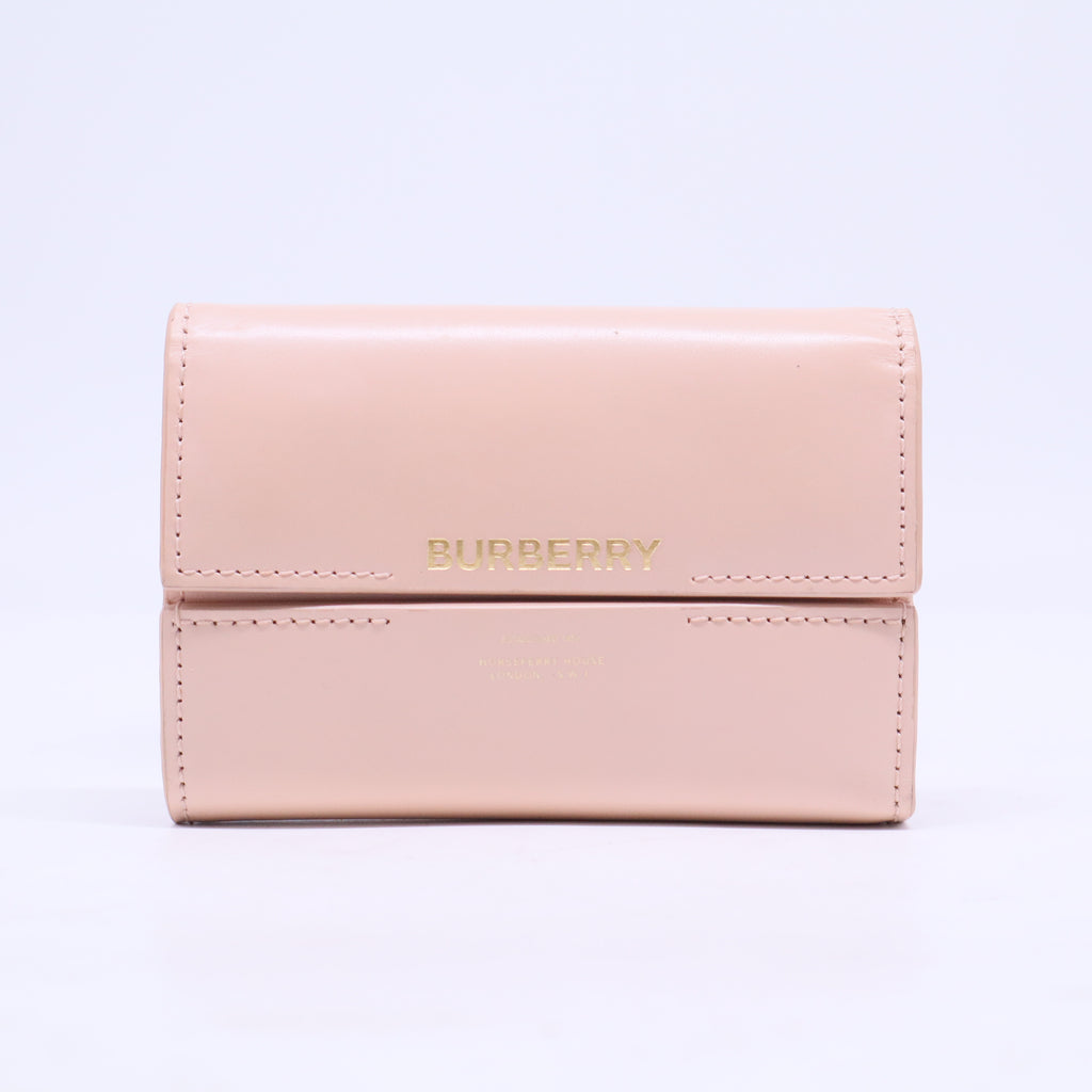 Horseferry Print Leather Folding Wallet W20536