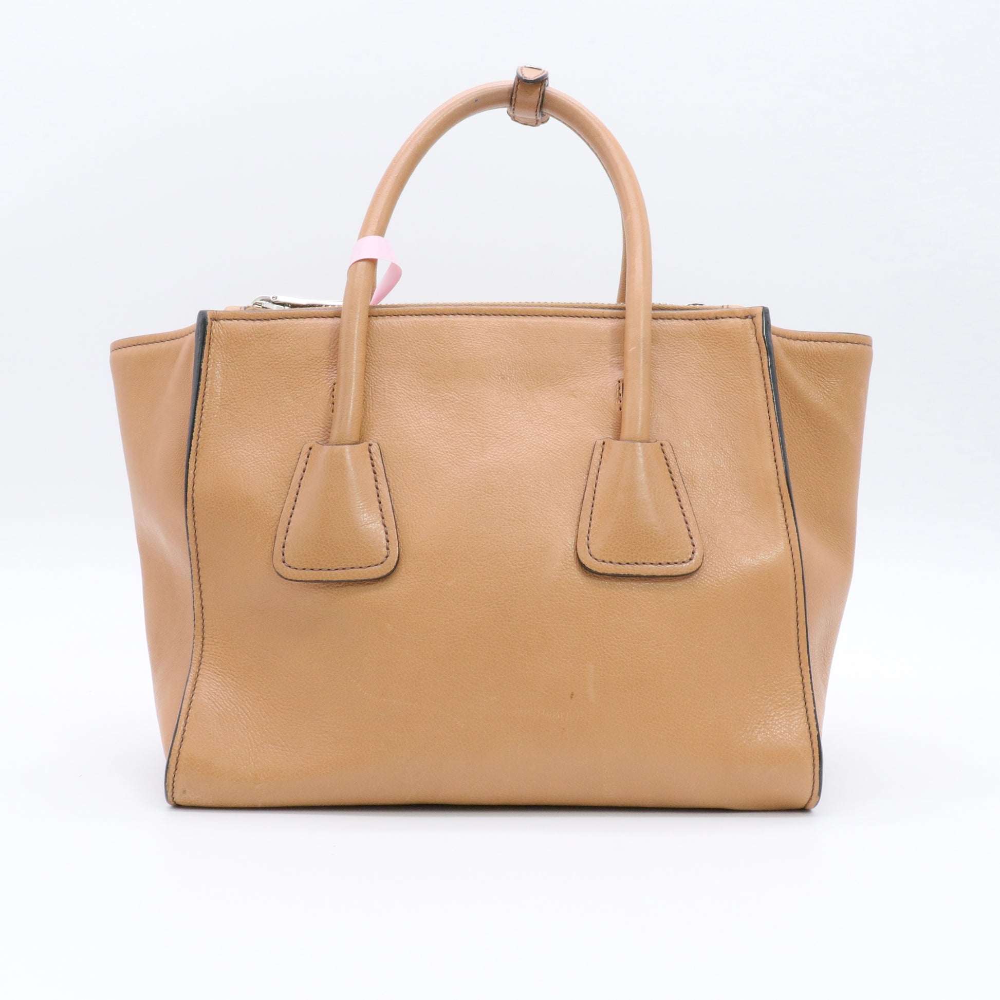 City Calf large Twin Pocket Tote Bag twins