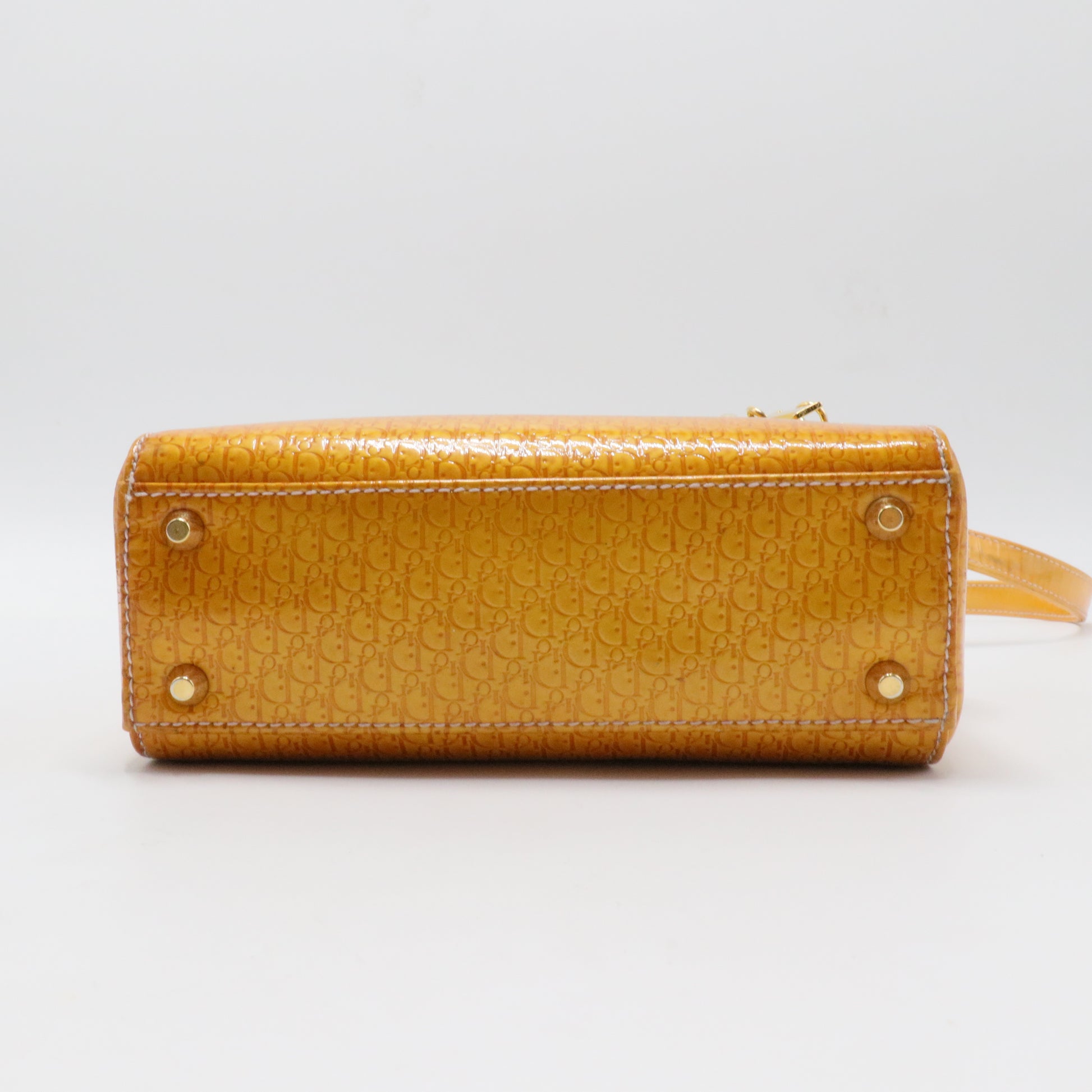 Vintage Lady Dior Bag Patent Medium