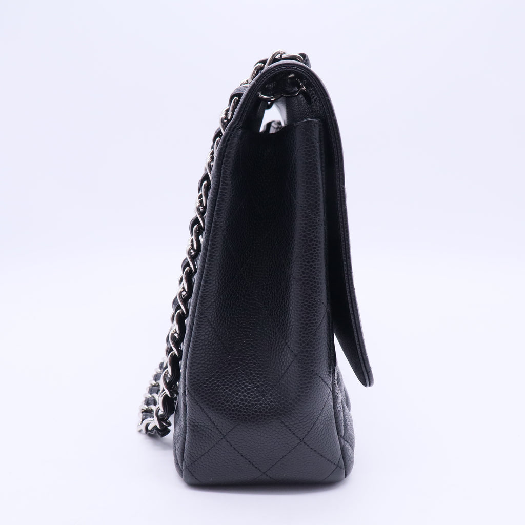 Classic Double Flap Bag Quilted Caviar Maxi B20106