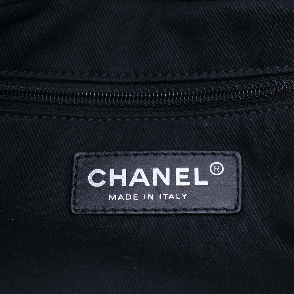 quilted shoulder bag Calfskin black