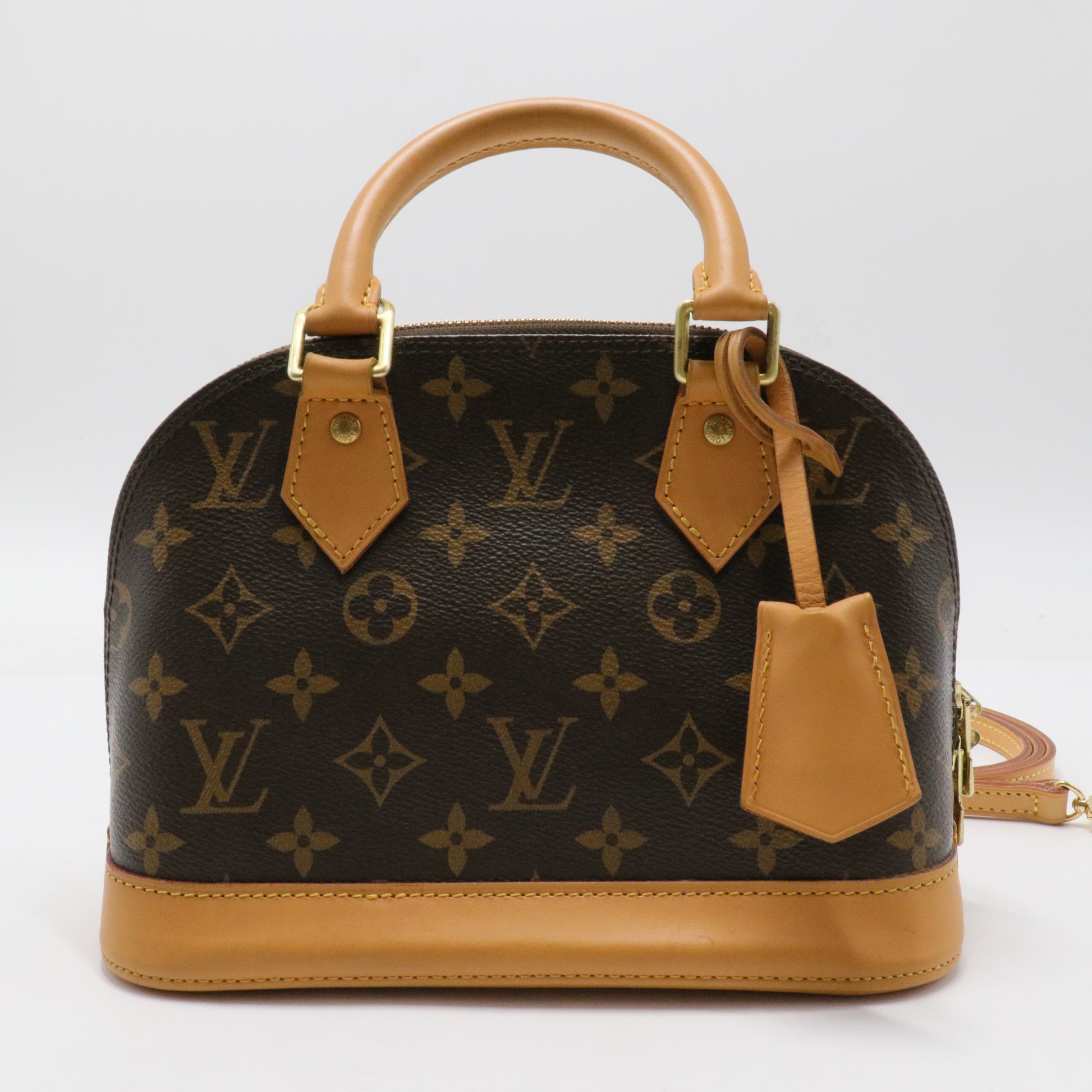 Alma Handbag Monogram Canvas BB