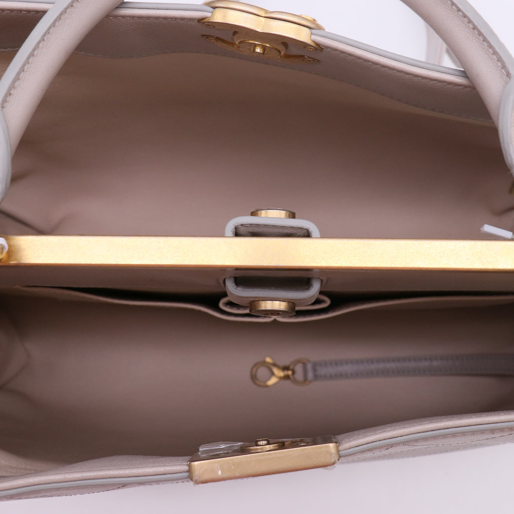 Chanel Coco Luxe Large Shopping Tote Bag twins LDZ792
