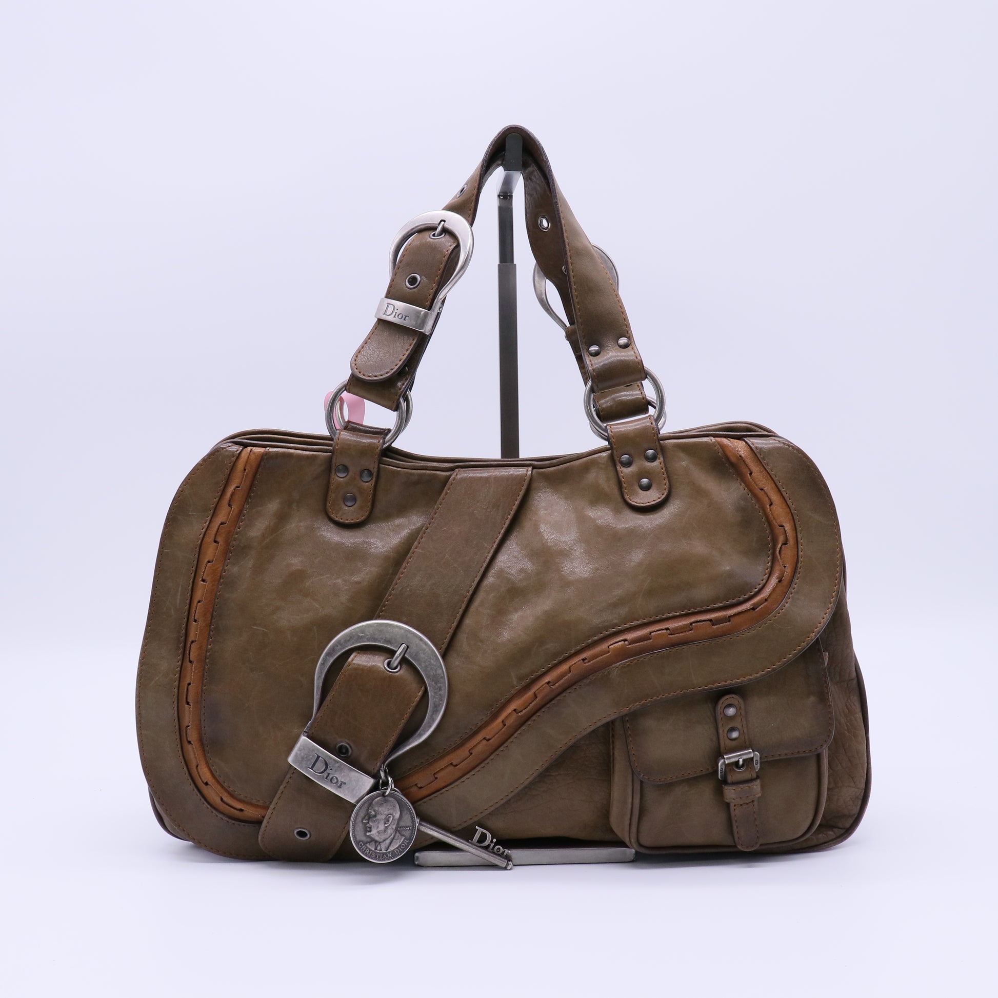 Christian Dior Large Gaucho Saddle Bag Twins LDJ4034
