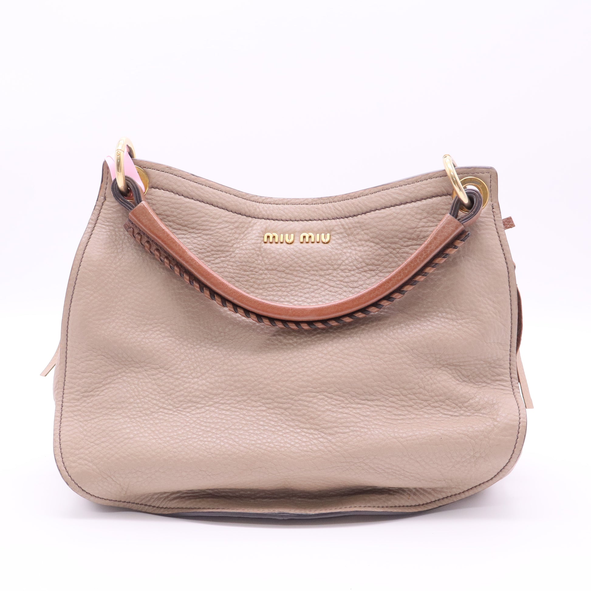 Miumiu tassel shoulder bag twins