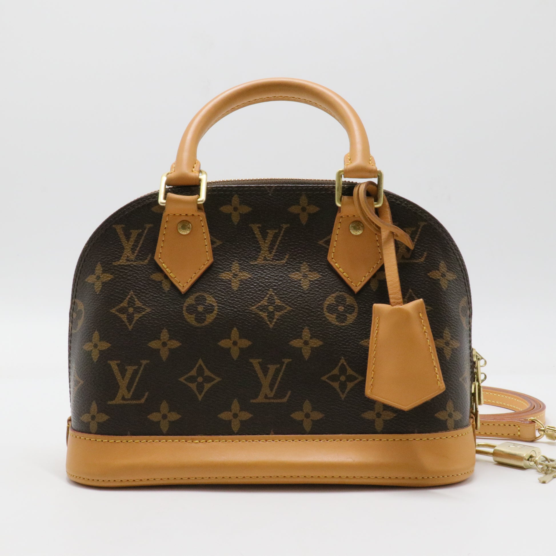 Alma Handbag Monogram Canvas BB