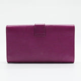 Purple Leather Y-Ligne Clutch