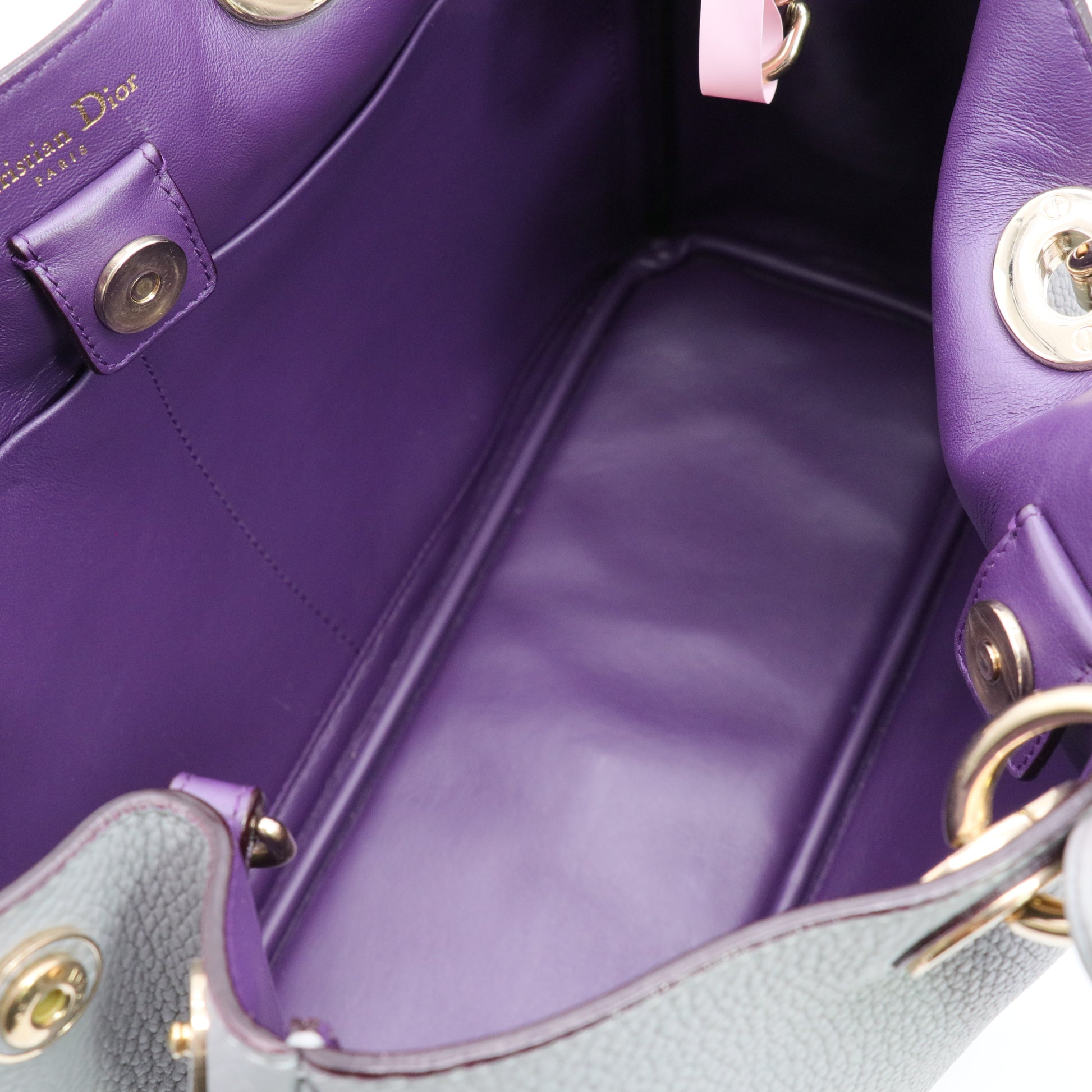 Diorissimo Tote Pebbled Leather Medium twins