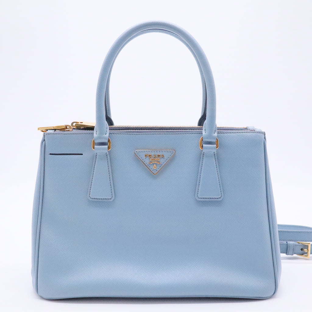 Saffiano Galleria Mini Double Zip Tote
