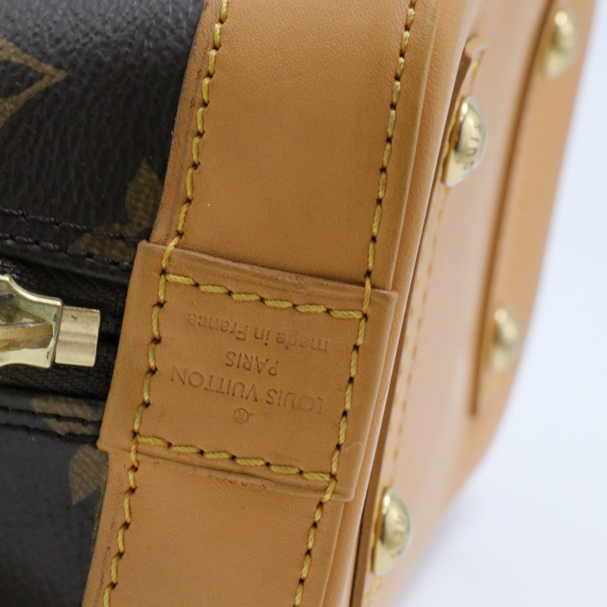 Alma Handbag Monogram Canvas BB