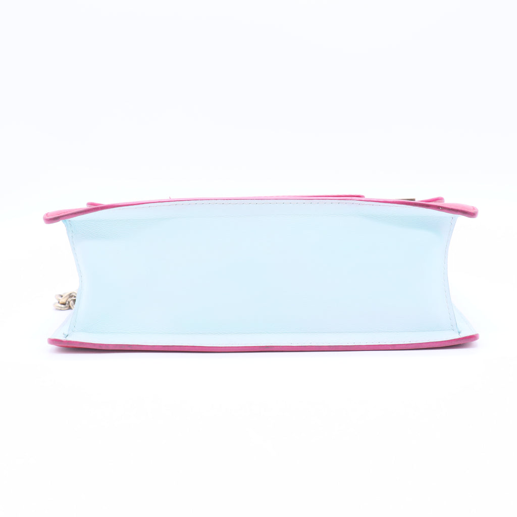 Red Leather Madame Crossbody Bag twins