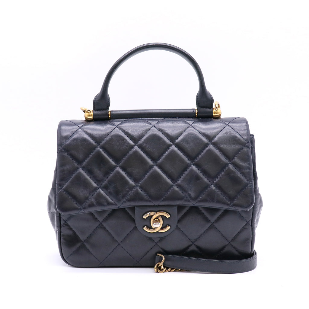 Paris-Rome Gold Bar Flap Bag twins LDJ4884