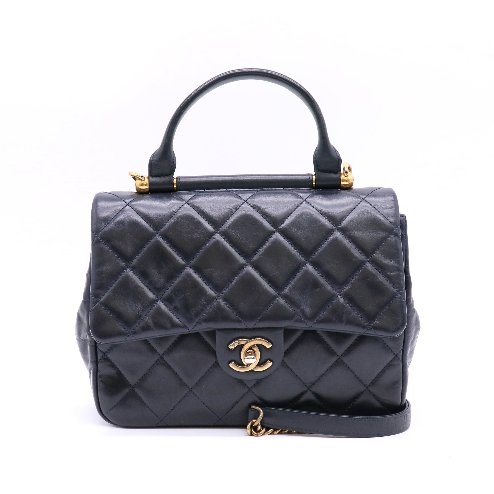 Paris-Rome Gold Bar Flap Bag twins LDJ4884