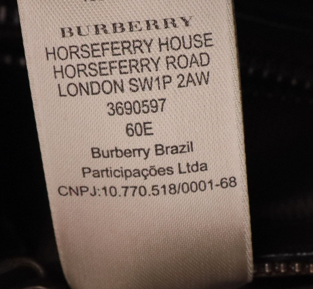 BURBERRY Enmore Quilted Brown Leather Bag twins