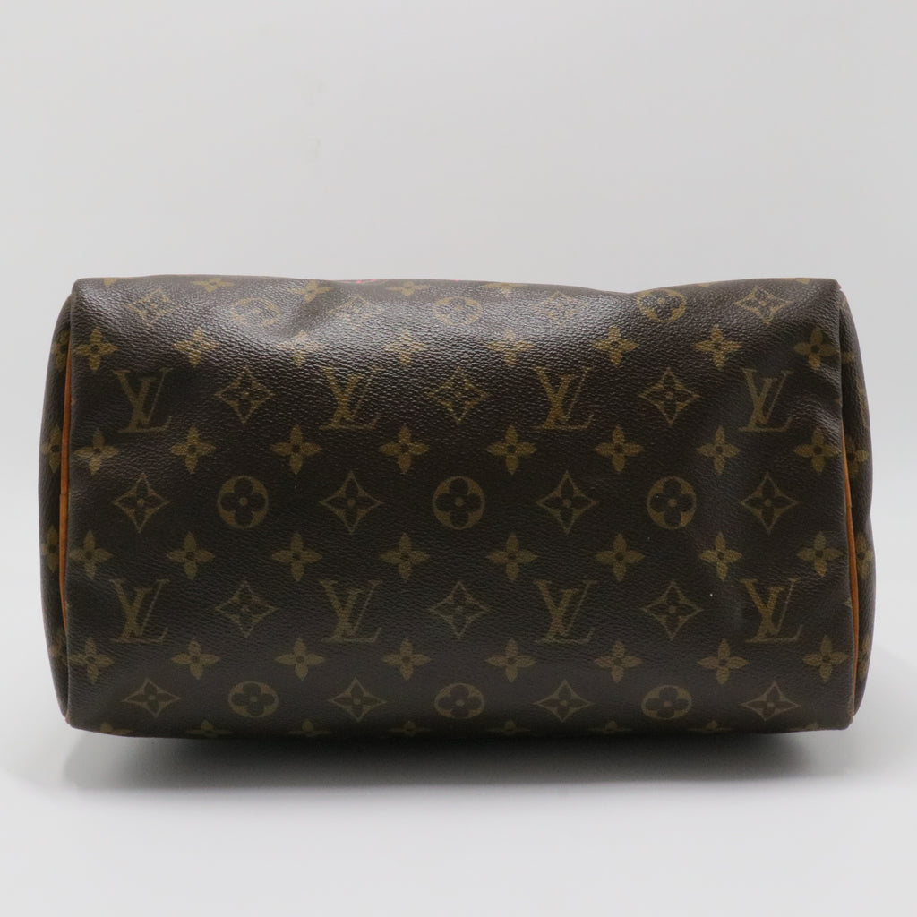 Speedy Handbag Limited Edition V Monogram Canvas 30