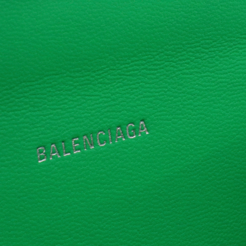 Shiny Calfskin Crocodile Embossed Hourglass Top Handle Bag  twins