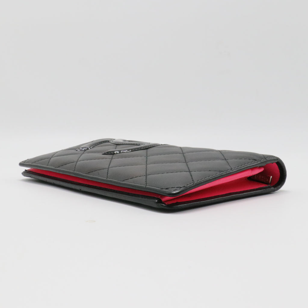 Cambon Bifold Wallet Quilted Lambskin Long