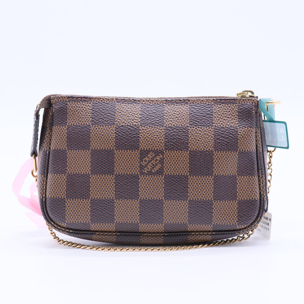 Damier Ebene Mini Pochette Accessories twins
