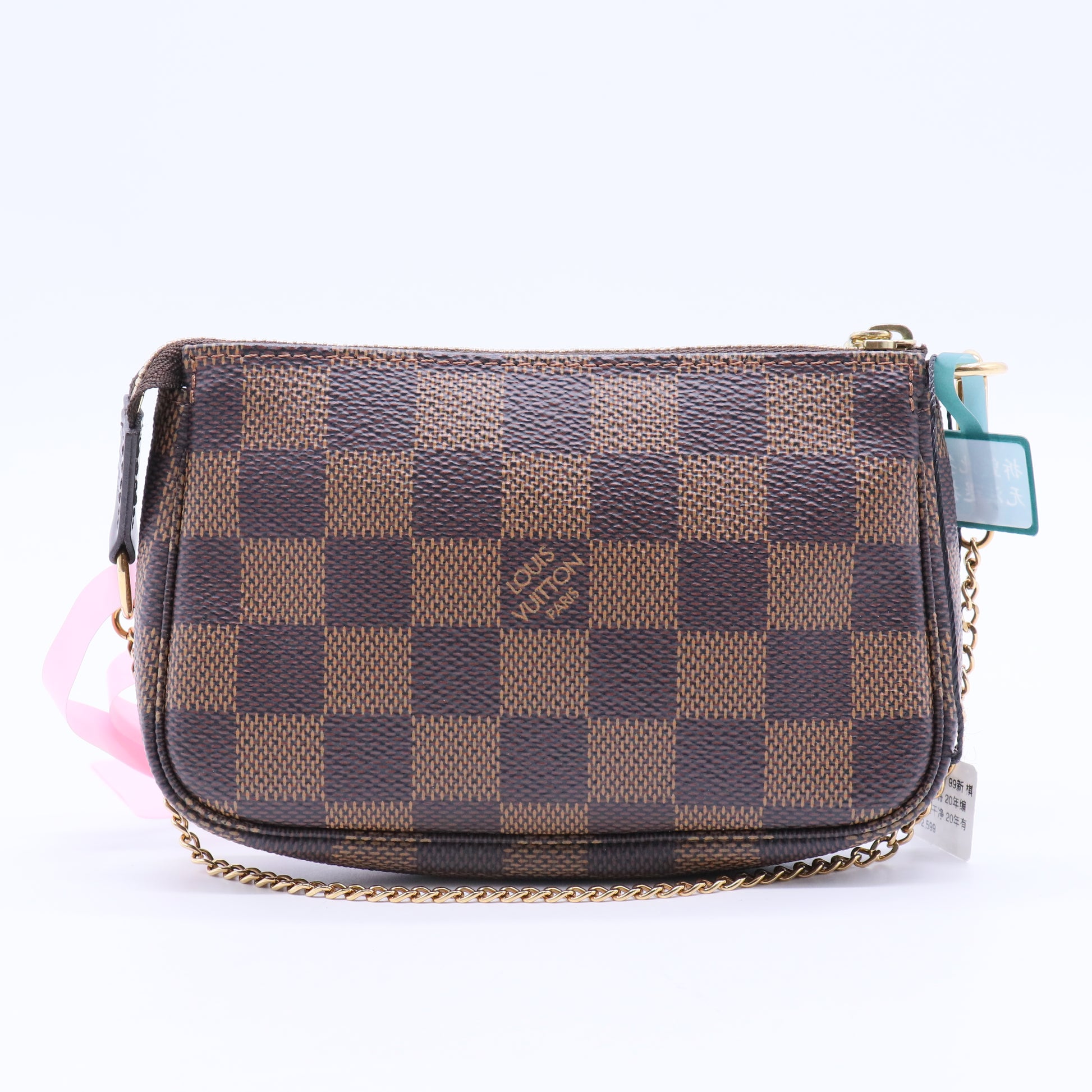 Damier Ebene Mini Pochette Accessories twins