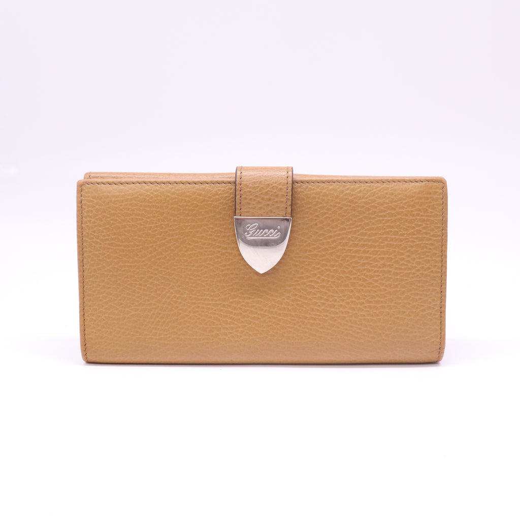 Gucci Signoria Leather Continental Long Wallet W22436
