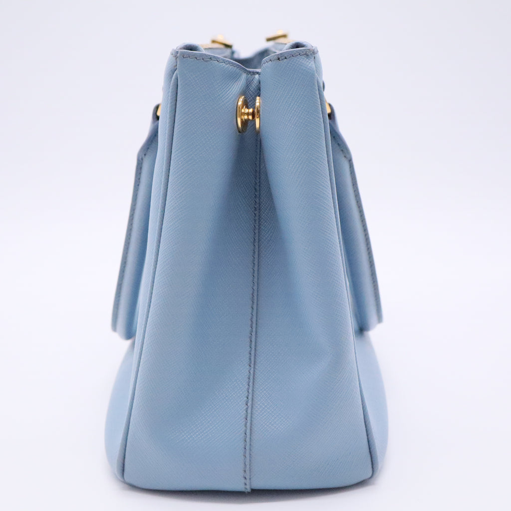 Saffiano Galleria Mini Double Zip Tote