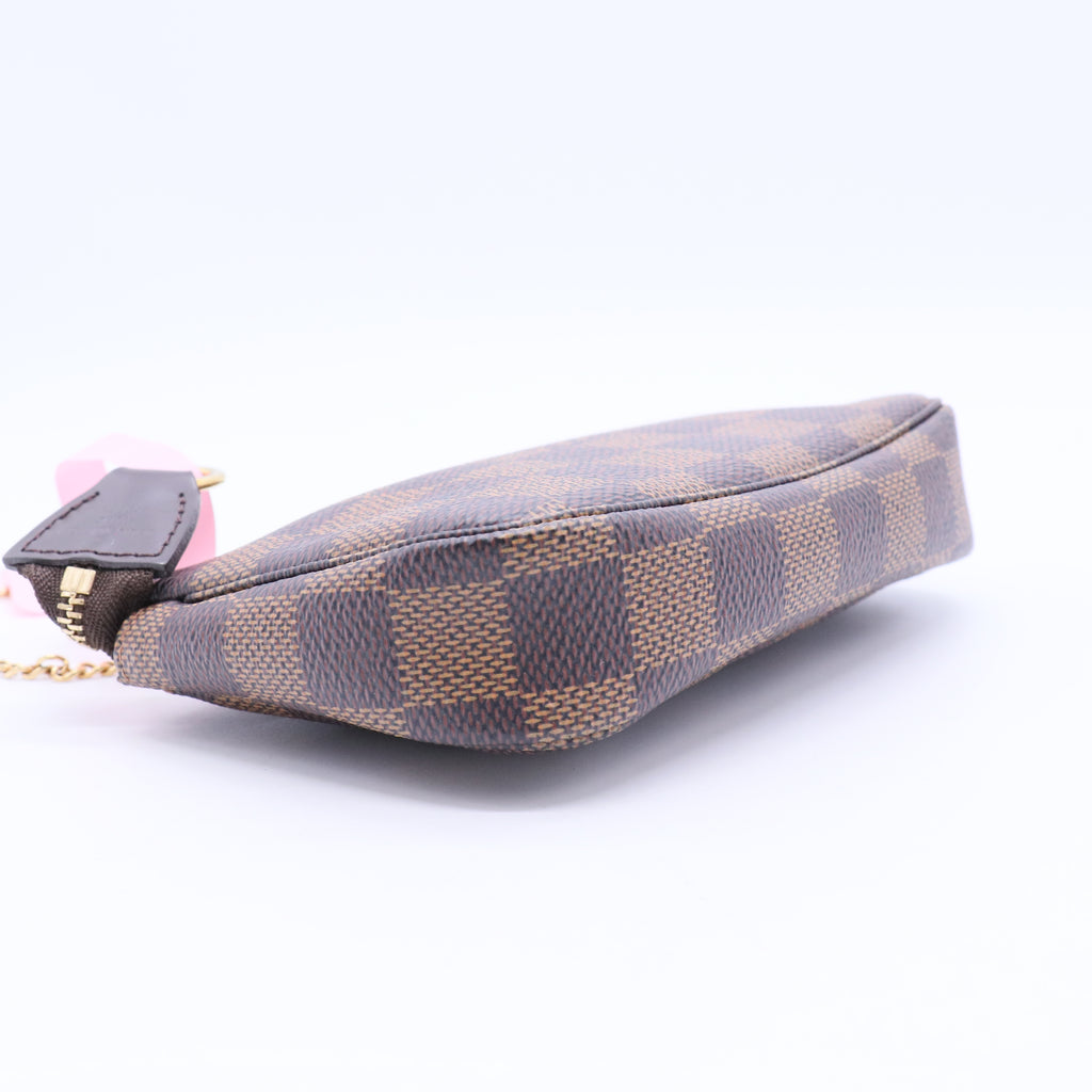 Damier Ebene Mini Pochette Accessories twins