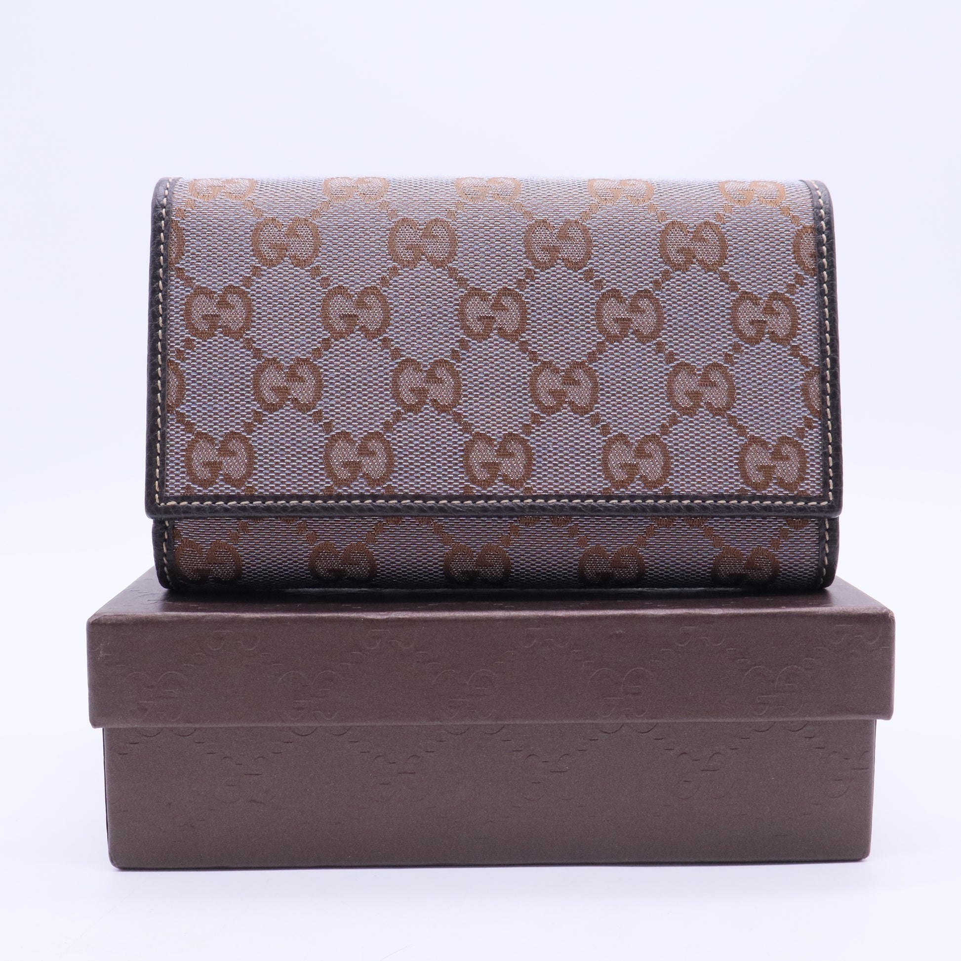 GUCCI Canvas Wallet  W20253