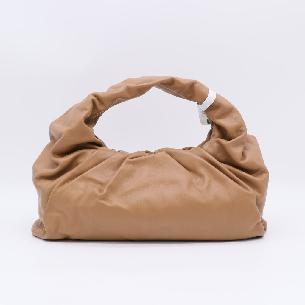 Bottega Veneta Camello Calfskin Leather The Pouch Shoulder Bag twins B23171