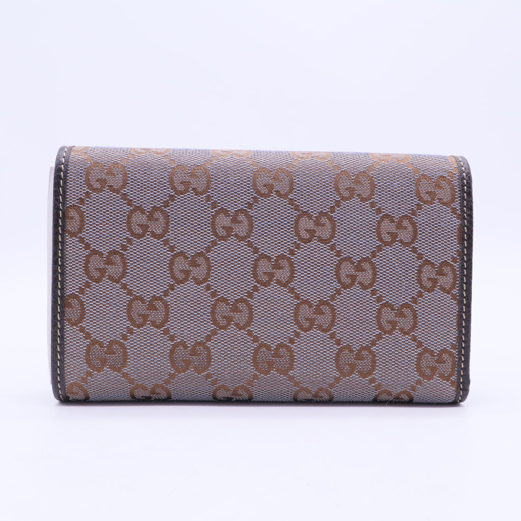 GUCCI Canvas Wallet  W20253
