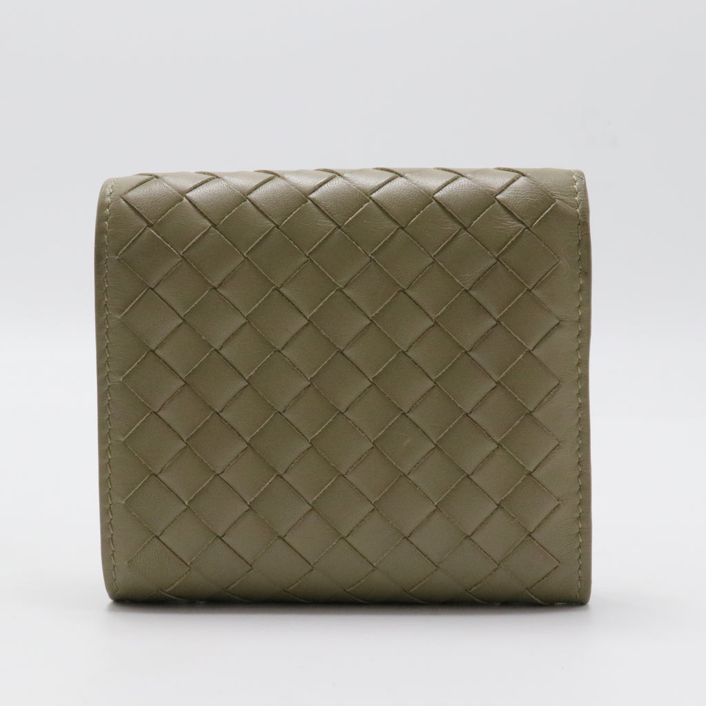 Trifold Wallet Intrecciato Nappa Mini