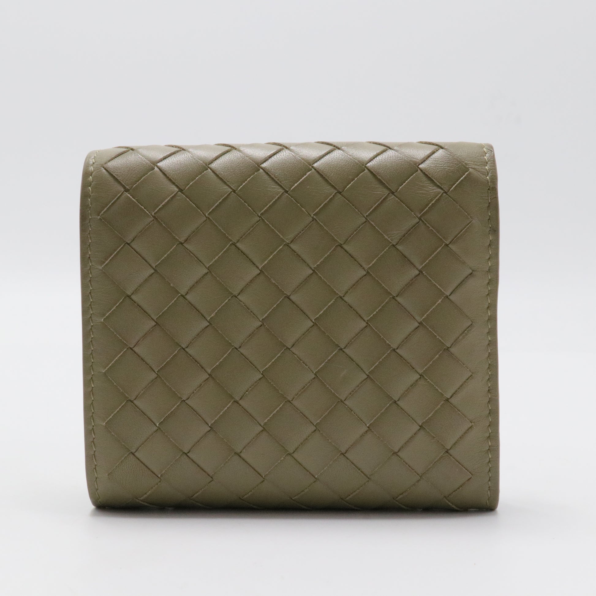 Trifold Wallet Intrecciato Nappa Mini