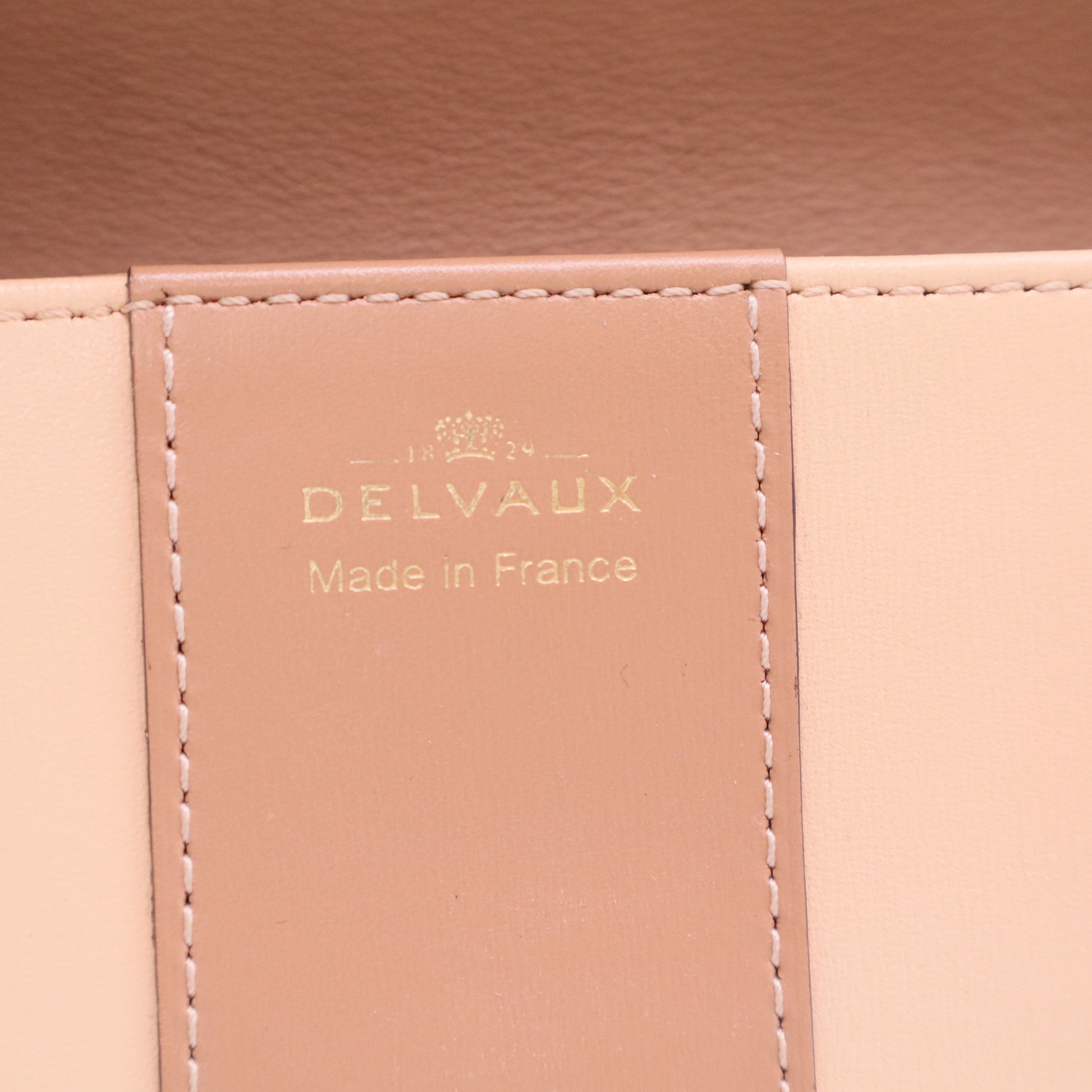 Brillant Leather Wallet Beige Twins