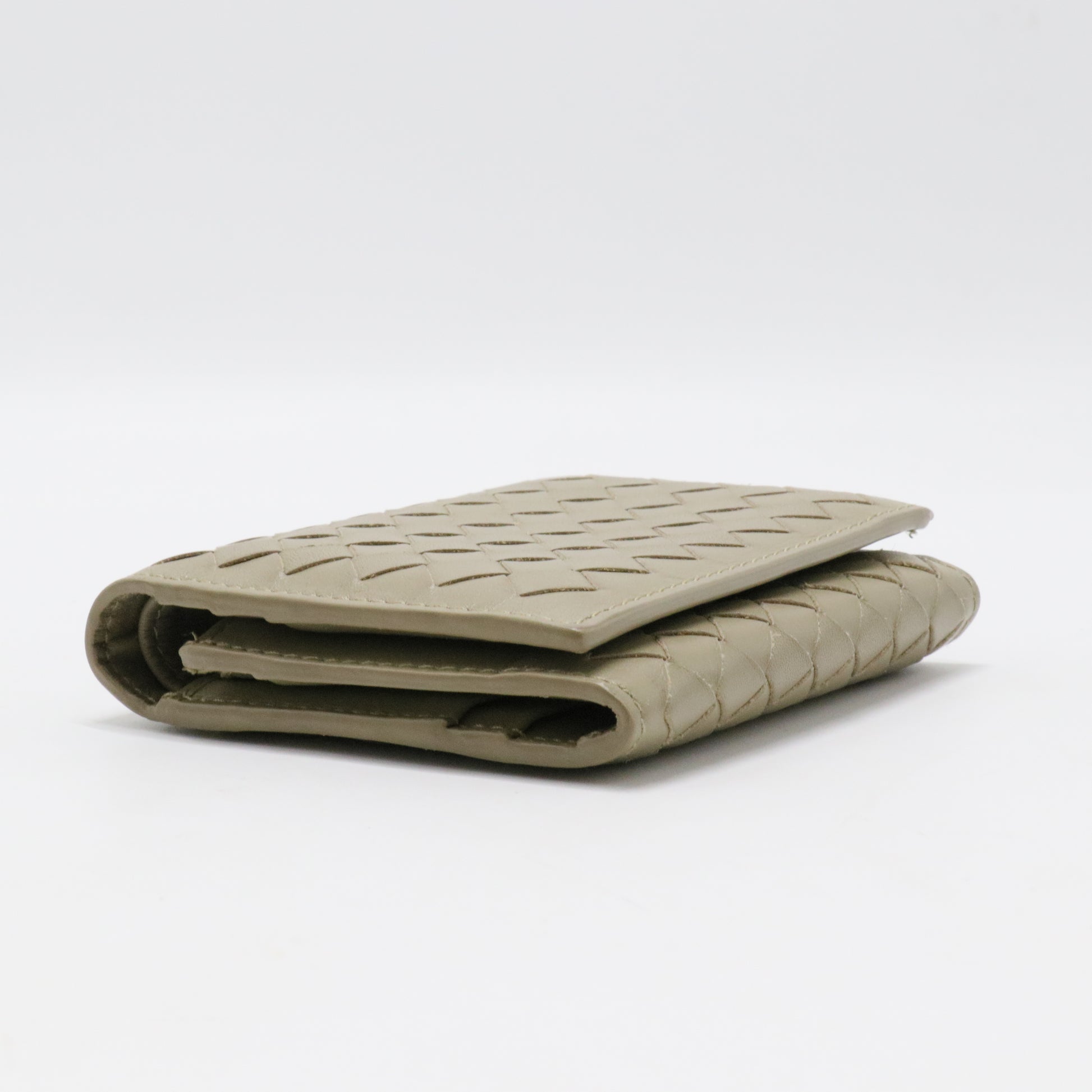 Trifold Wallet Intrecciato Nappa Mini
