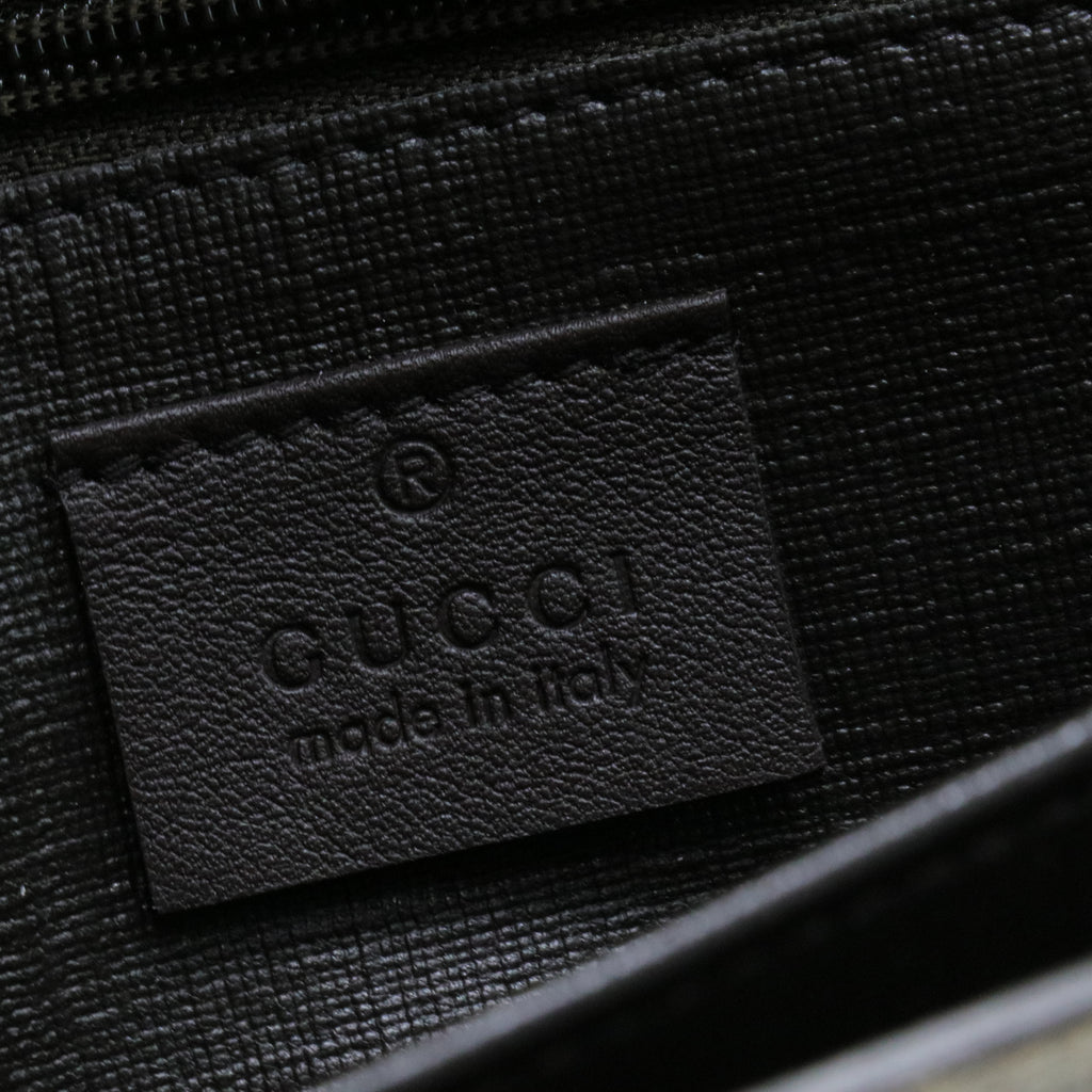 Microguccissima Leather Dice Continental Wallet
