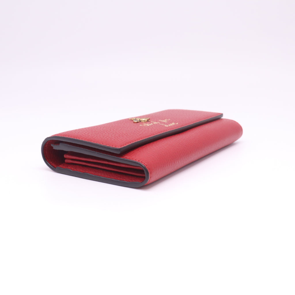 Gucci Animalier "Blind for Love" Continental Flap Wallet W22428