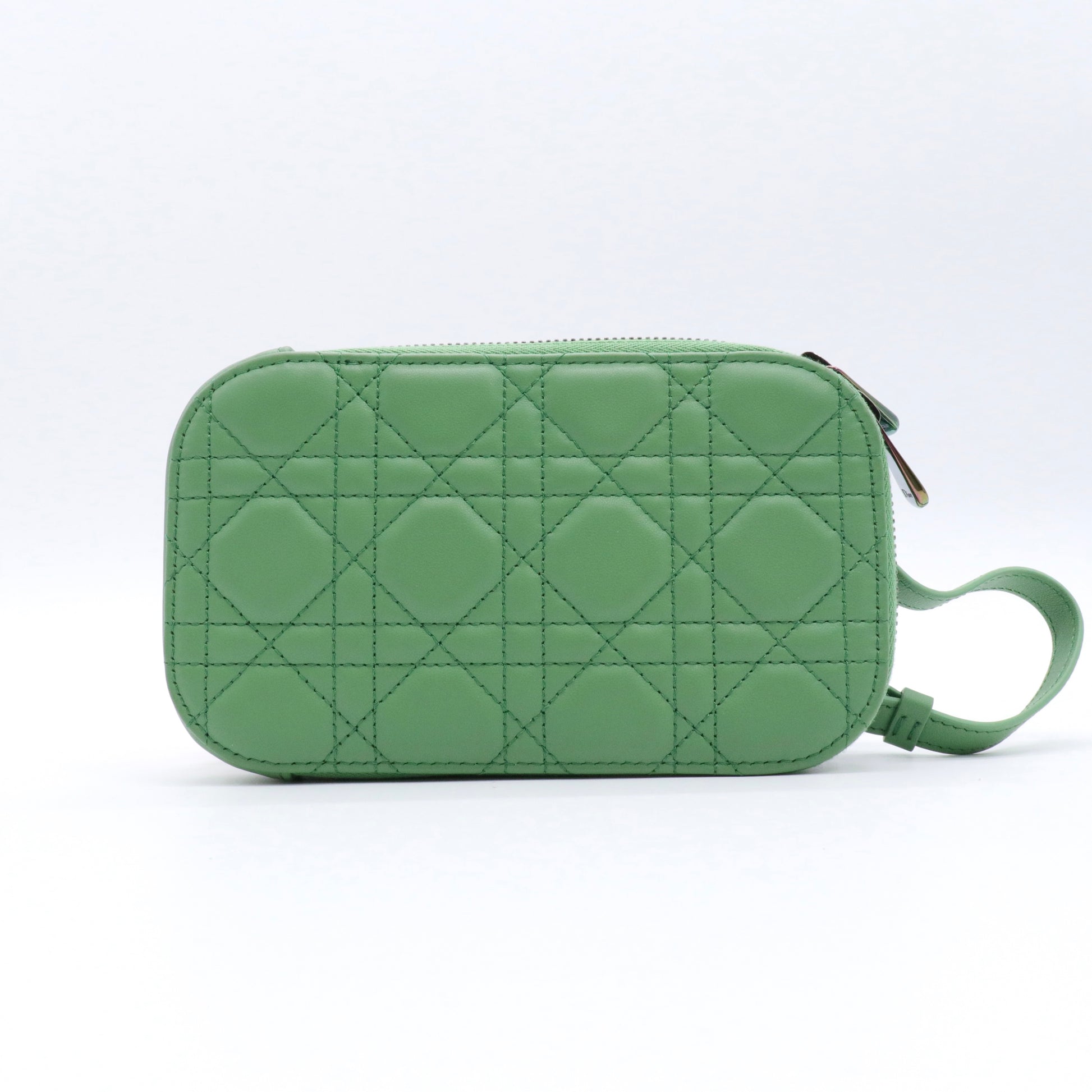 Lambskin Cannage Lady Dior Phone Holder twins