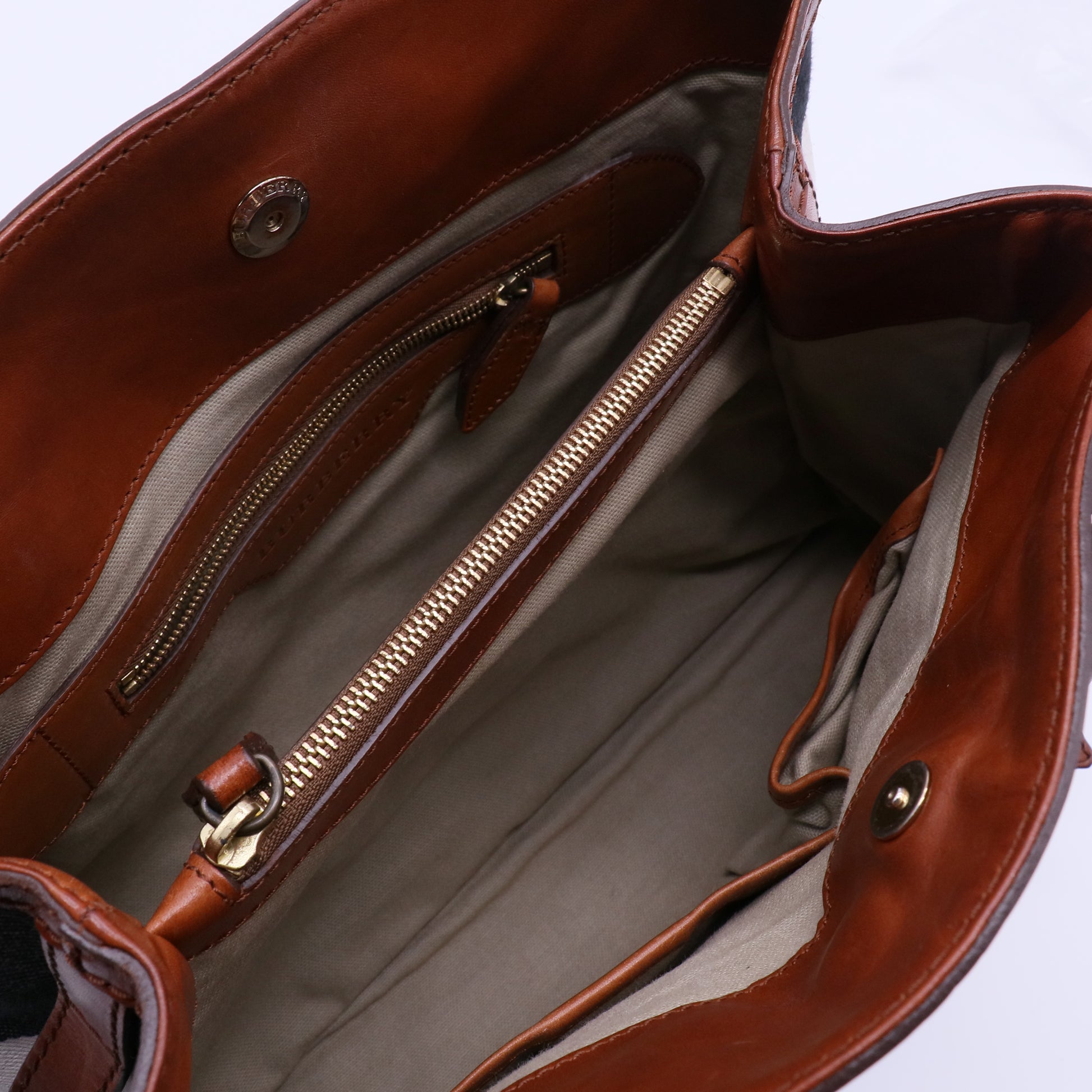 Mega Check Canvas Lowry Satchel B21443