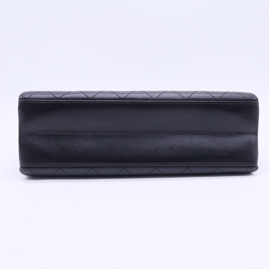Coco Luxe Flap Bag Quilted Calfskin Medium B20128