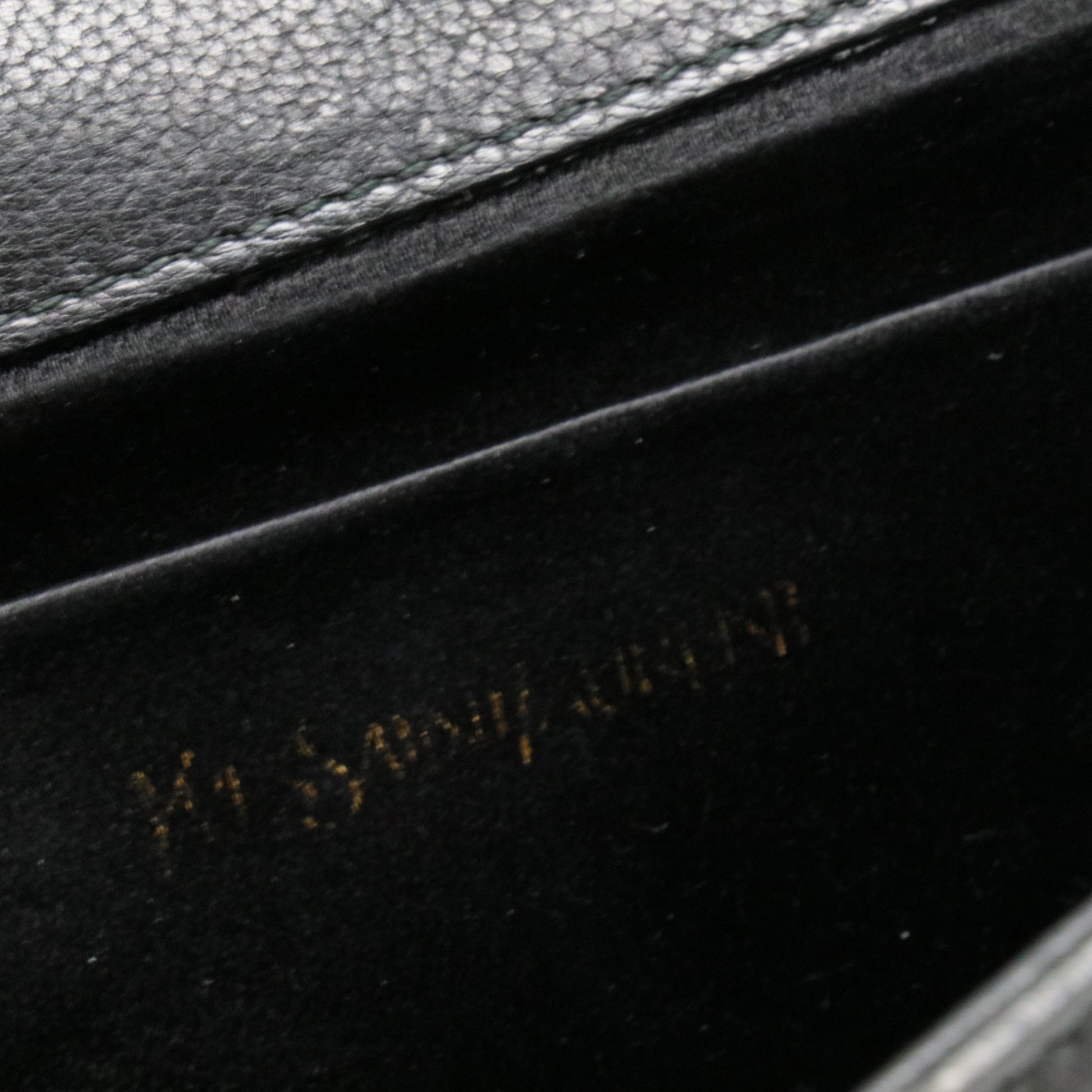 Calfskin Monogram Large Belle De Jour Clutch Black