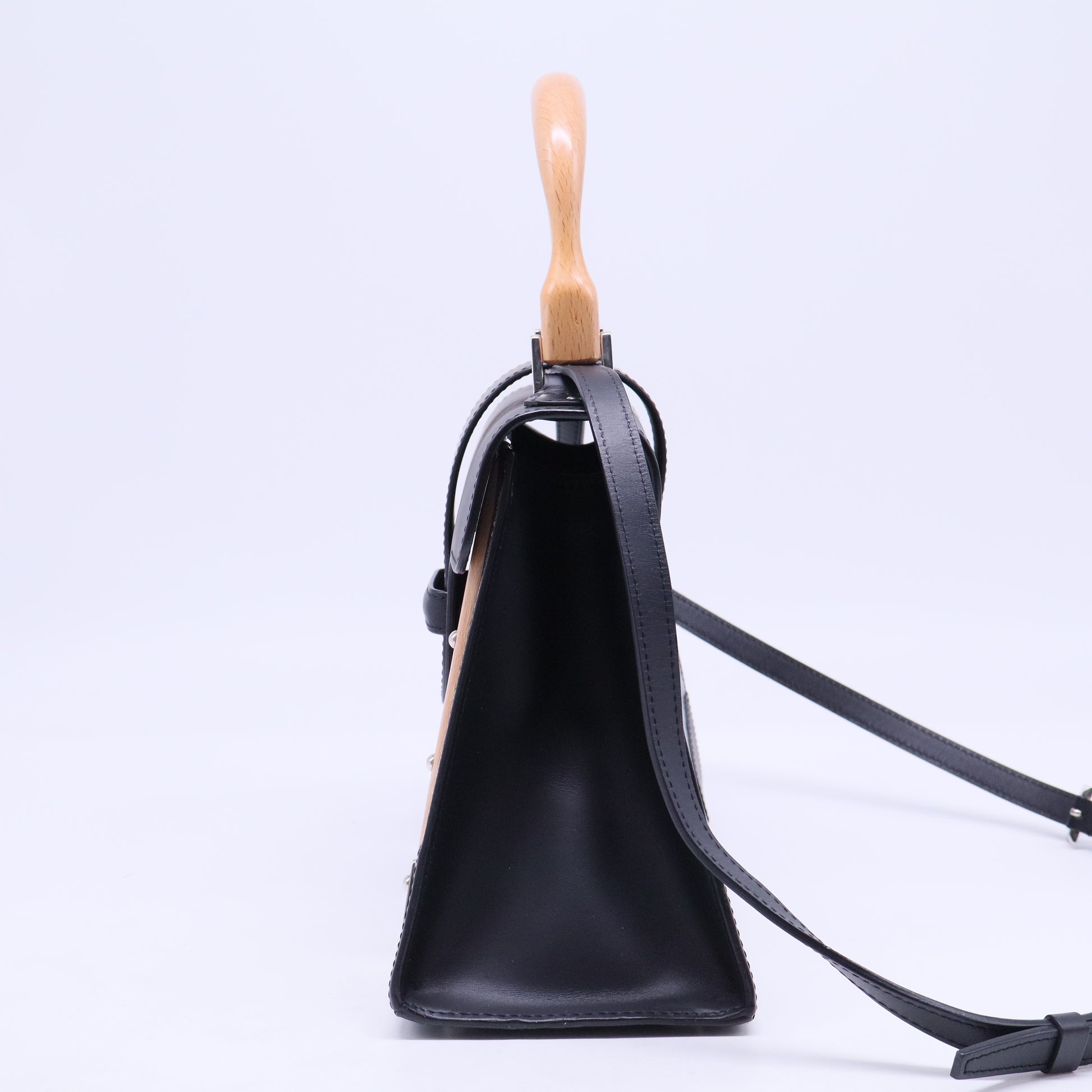 Saigon Top Handle Bag Coated Canvas with Leather PM B20770