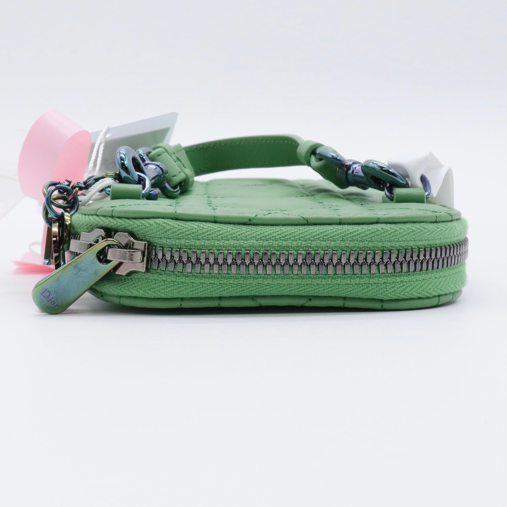 Lambskin Cannage Lady Dior Phone Holder twins