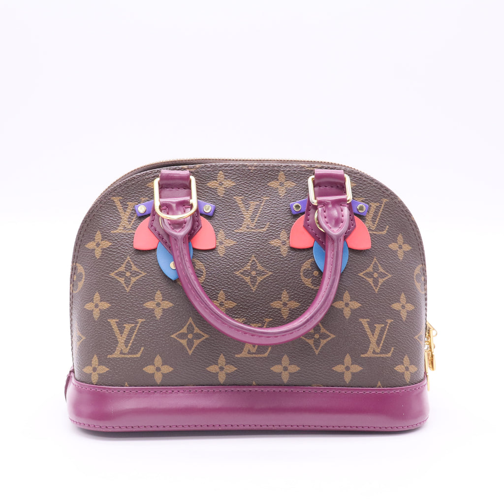 Alma Handbag Limited Edition Totem Monogram Canvas BB twins